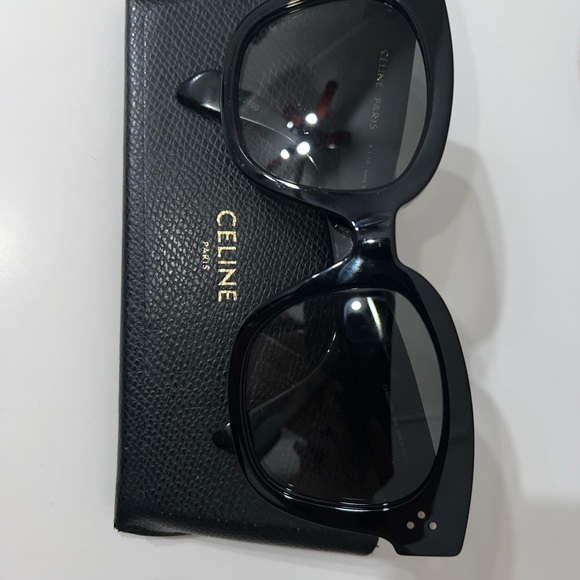 Celine 3 dots Black Frame Sunglasses Oversized main image 5